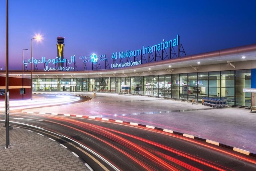 Transport services available  between DWC and DXB