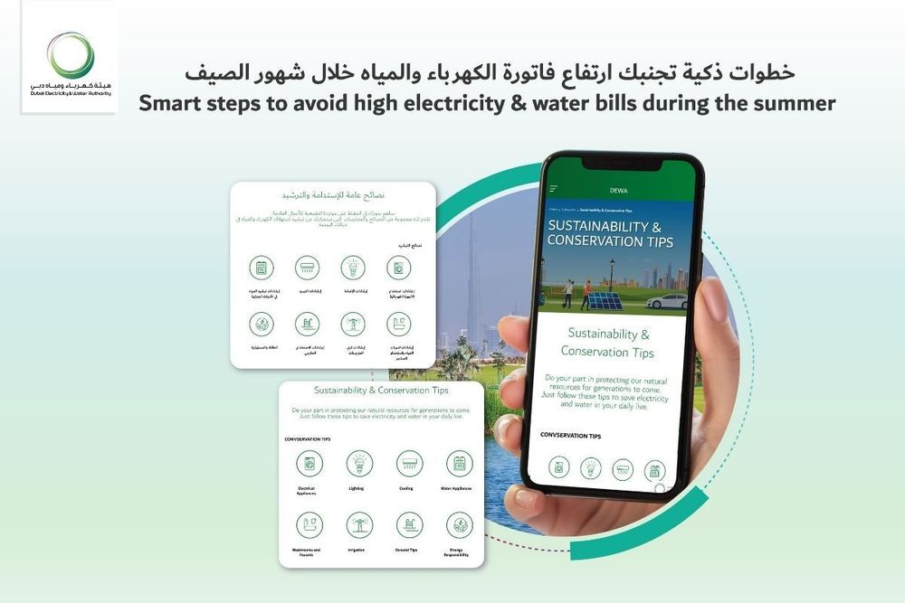 DEWA advices people to manage electricity and water consumption efficiently