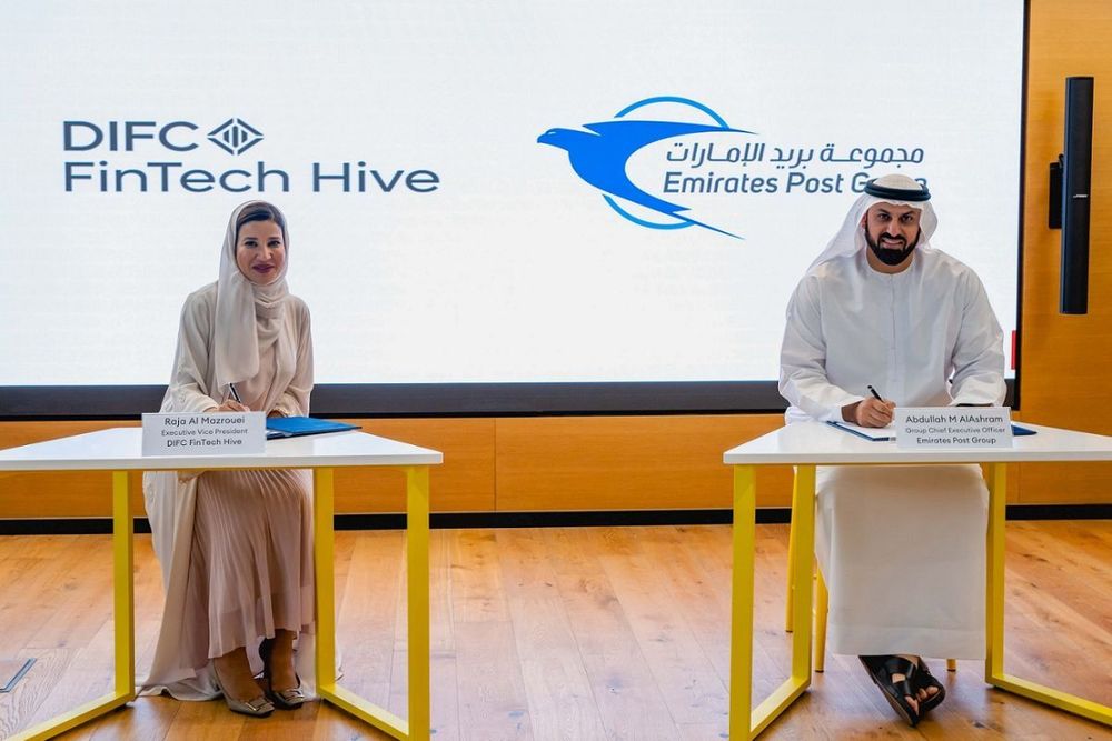 Emirates Post Group signs sponsorship agreement with FinTech Hive to promote technology innovation