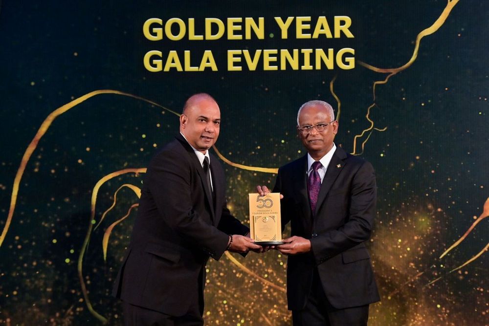Emirates wins Maldives President’s Tourism Gold Award