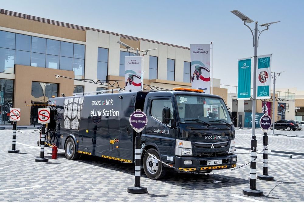 ENOC  launches new eLink station in Dubailand