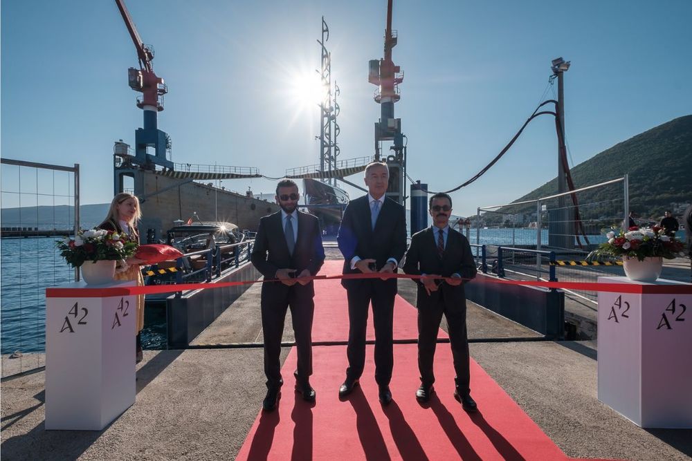Adriatic42, a mega yacht yard is now officially operational