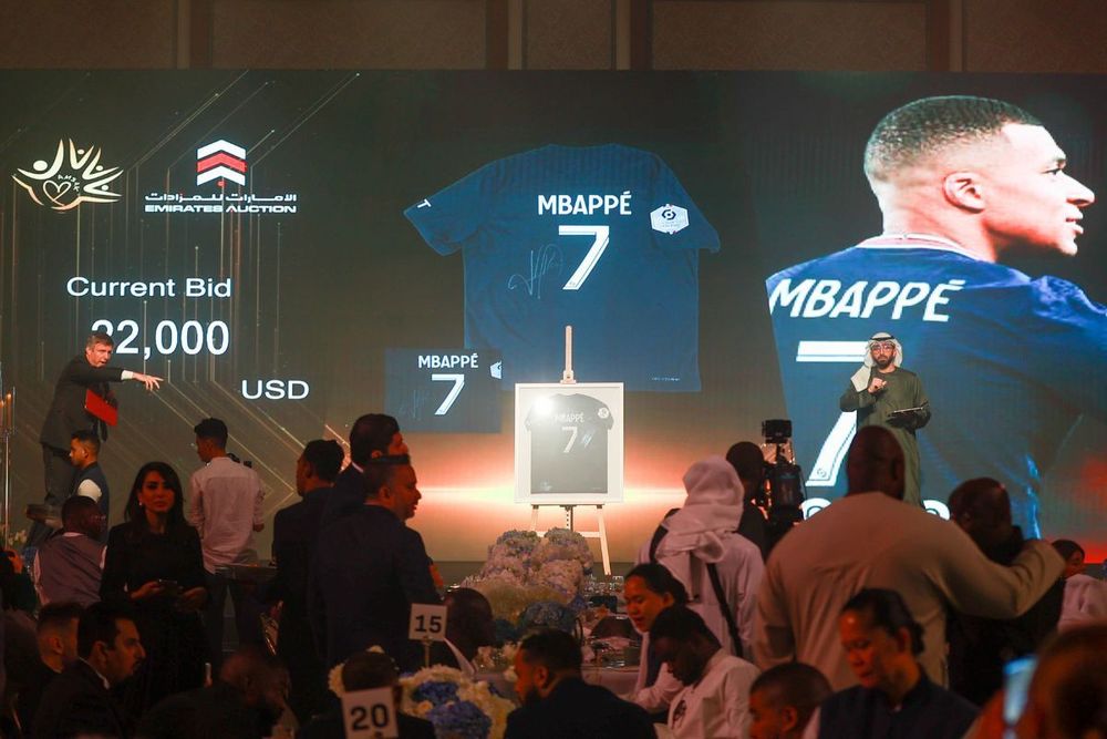 Dubai joins global football stars for charity auction to support orphans worldwide