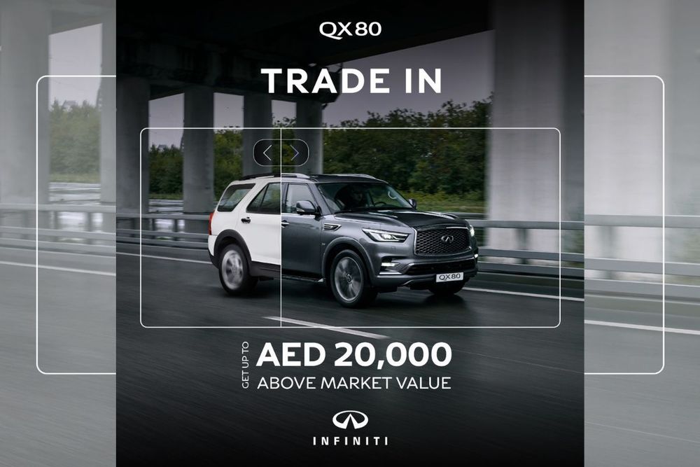 Arabian Automobiles is back with trade-in offers for INFINITI’s QX80