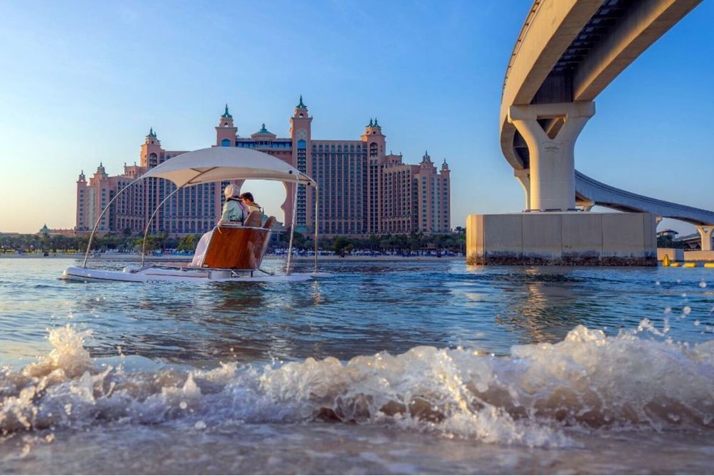 Sail around Palm Jumeirah in an electric catamaran for just Dh100