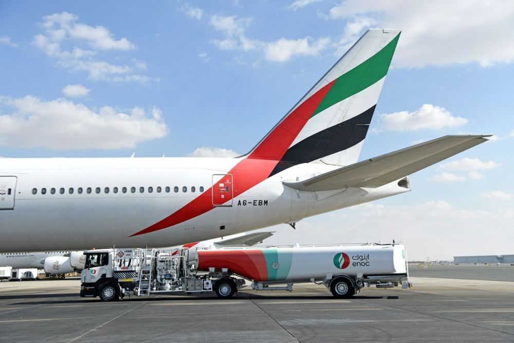Emirates completes engine ground testing with 100% Sustainable Aviation Fuel