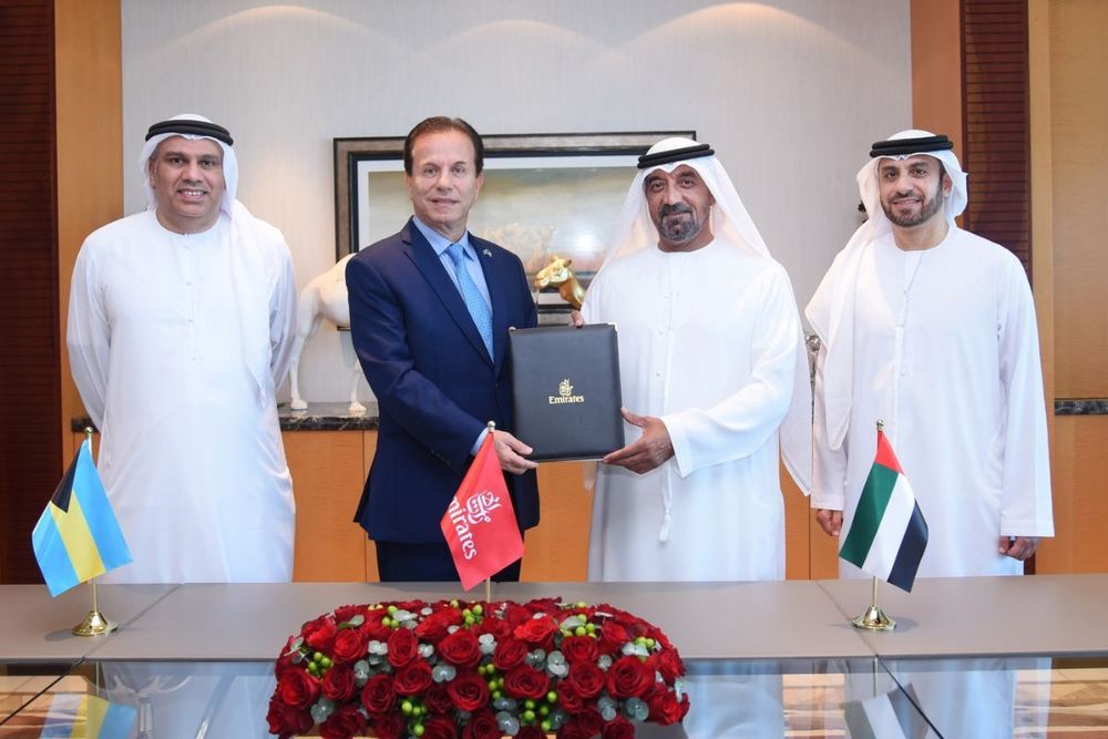 Emirates signs agreement to promote tourism to The Bahamas