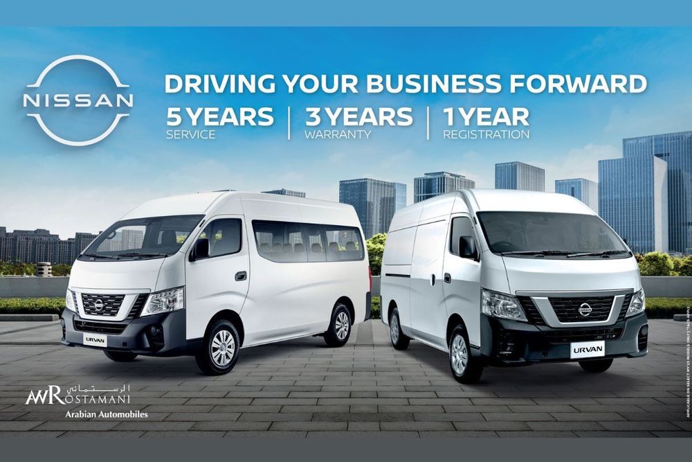 Arabian Automobiles launches new upgraded cargo, passenger carrier Nissan Urvan