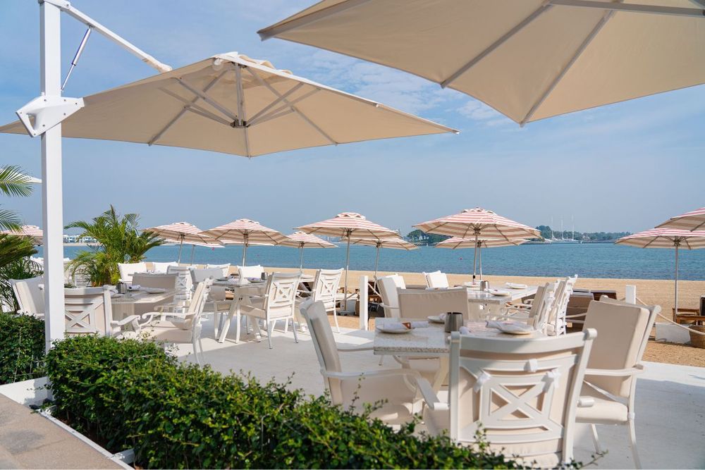 Peaches and Cream offers FREE access to its private beach