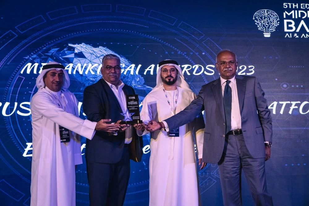 Emirates Development Bank wins 'Best Customer Experience Digital Platform' award