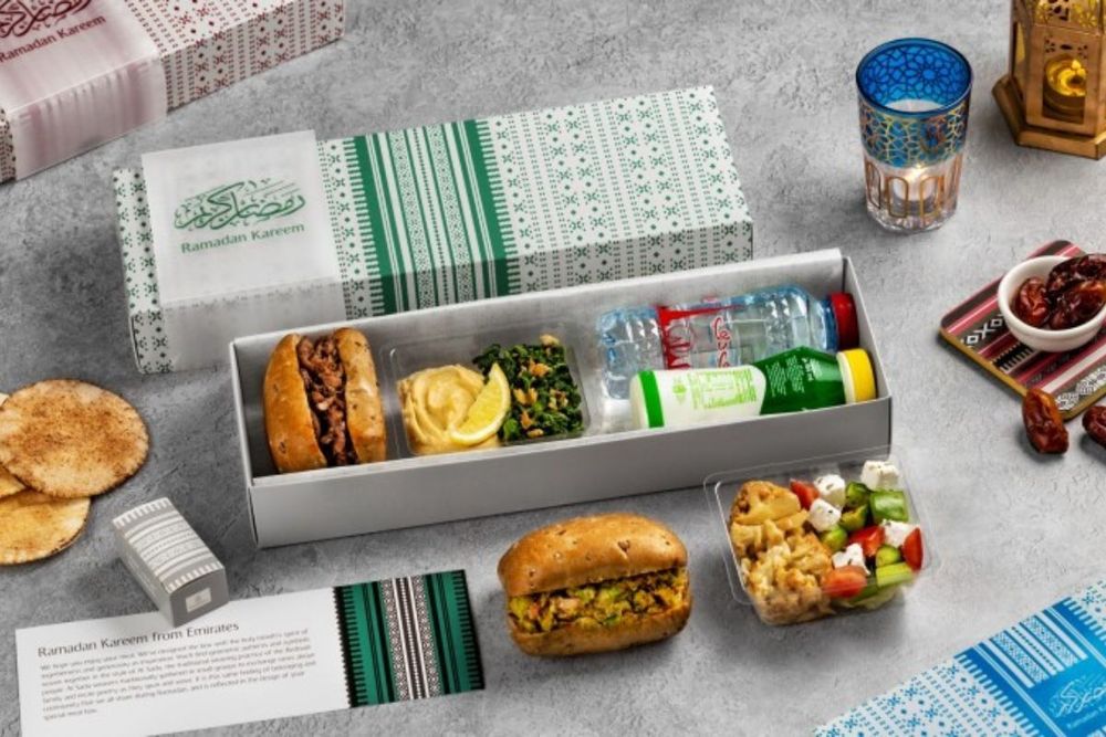 Emirates embraces the Holy Month with Iftar meal boxes, religious content onboard