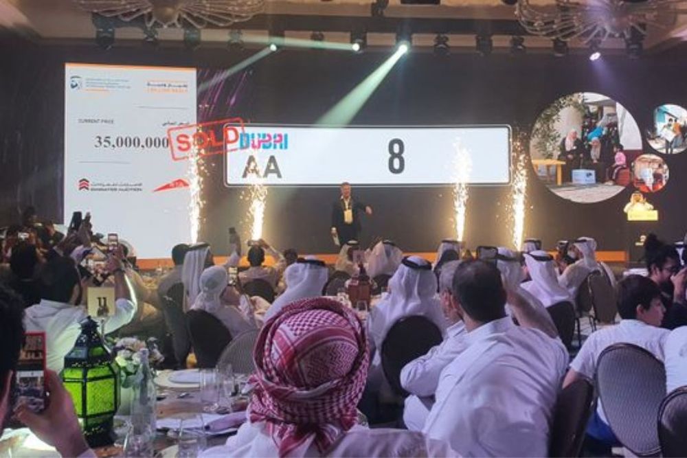 'Most Noble Numbers' charity auction for special plate numbers to start from April 8 in Dubai