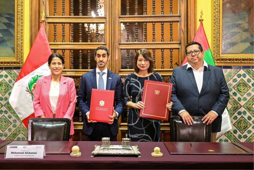 UAE signs air services agreement with Peru