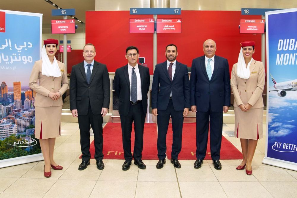 Emirates launches inaugural passenger flight to Montréal expanding its Canadian network