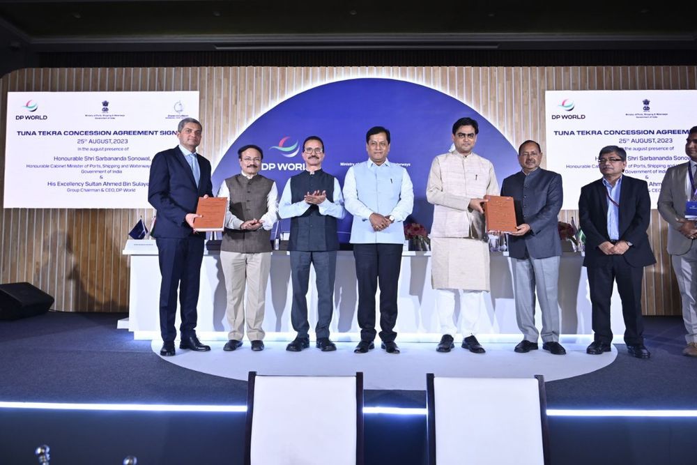 DP WORLD to invest $510 Million to develop Tuna-Tekra mega-container terminal in India