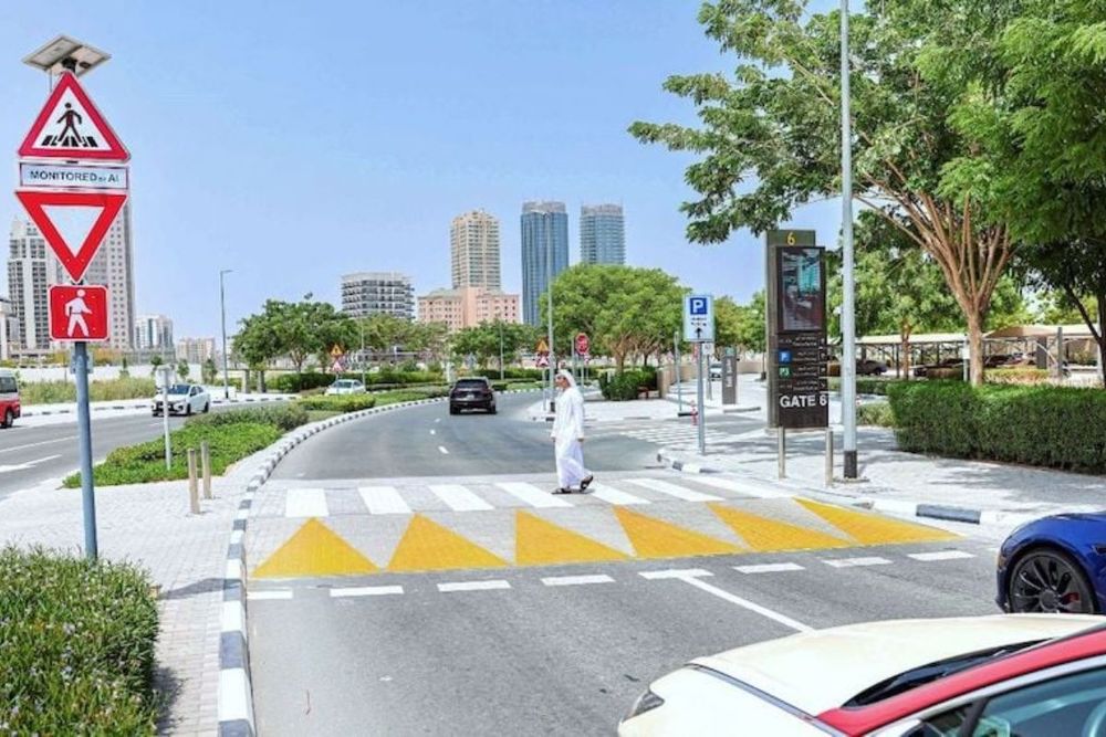 Find the latest AI-powered smart pedestrian crossing at Dubai Silicon Oasis