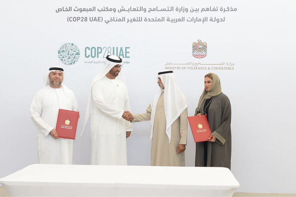 Ministry of Tolerance and COP28 Presidency join forces to promote interfaith dialogue and climate action