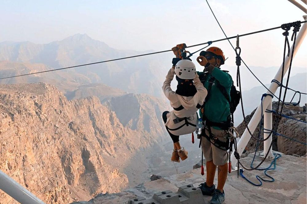 UAE: Peak-season timings announced for Jebel Jais ziplines, sledder