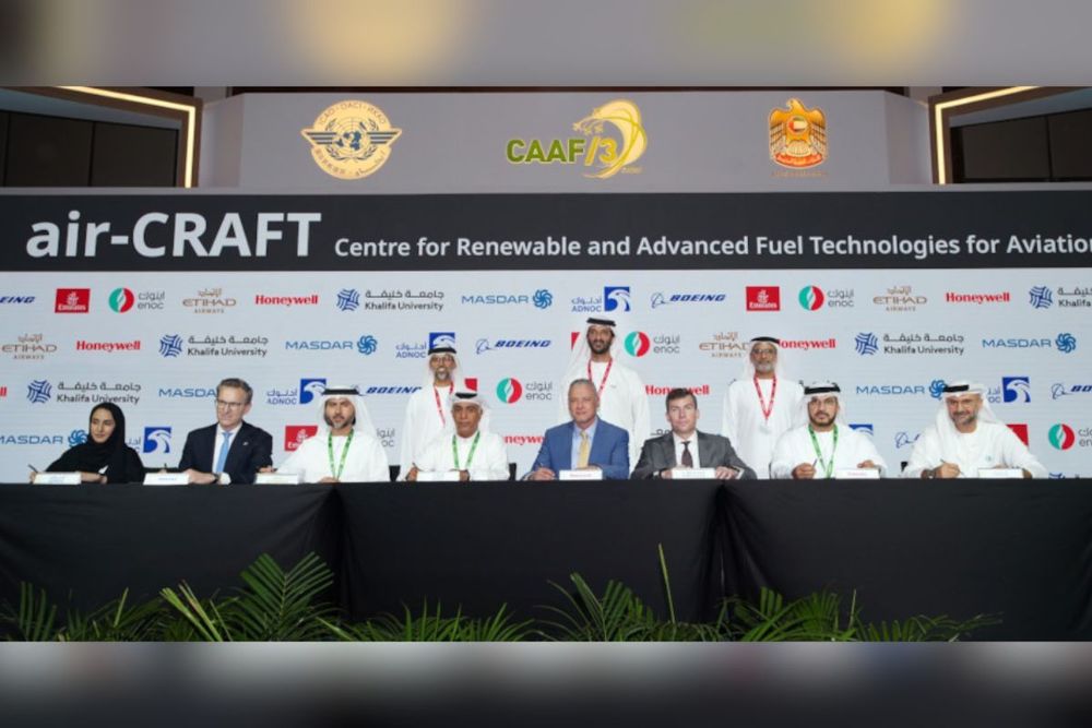 UAE Entities Launch First-of-its-Kind Research Consortium for Renewable and Advanced Aviation Fuels