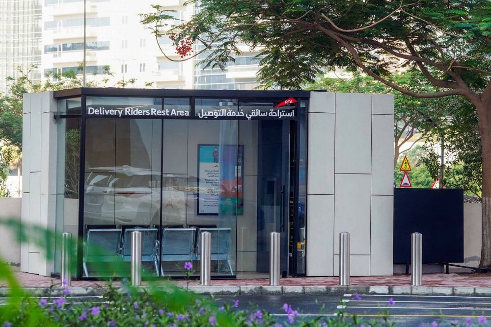 RTA constructs 40 air-conditioned rest areas for delivery riders