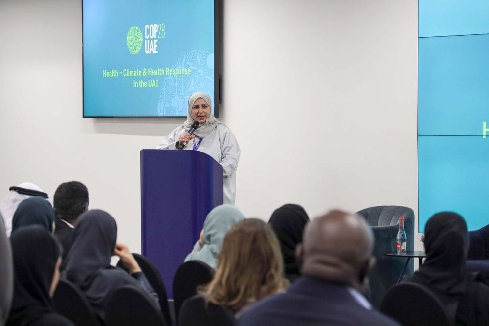 MoHAP showcases National Plan for Health and Climate Change Response at COP28