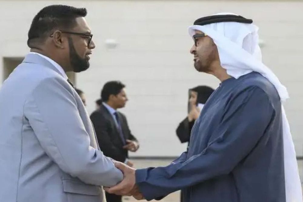 UAE, Co-operative Republic of Guyana Agree to Strengthen Bilateral Ties in Key Fields of Development