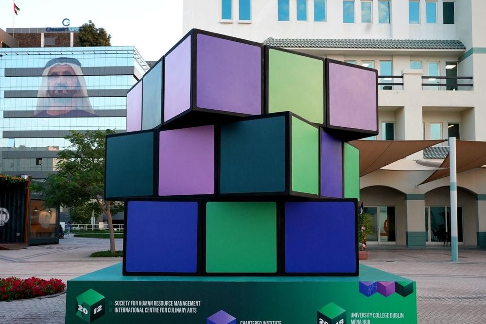 Dubai Knowledge Park Achieves Guinness World Record for World's Largest Rubik's Cube