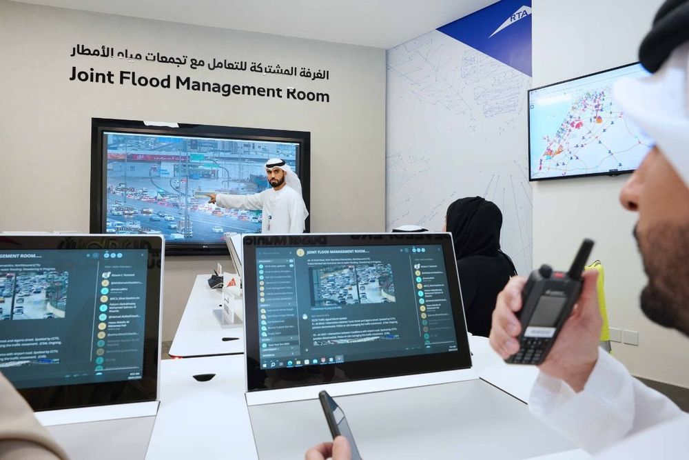 RTA Launches 'Joint Flood Management room' to Address Rainwater Accumulations