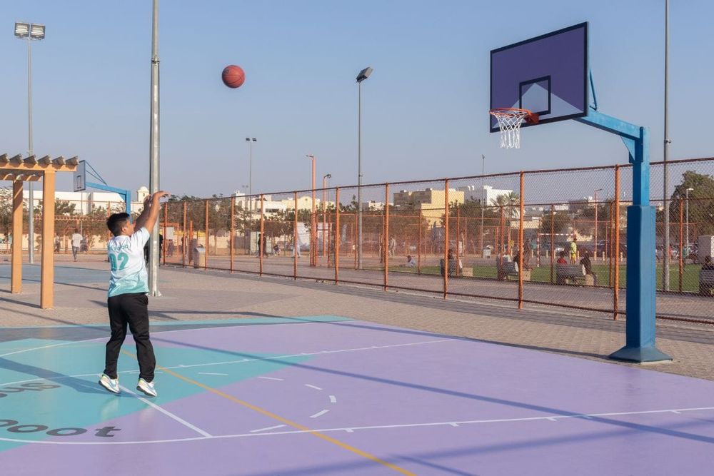 Dubai Municipality and Deliveroo to Renovate Basketball and Cricket Courts in Hor Al Anz