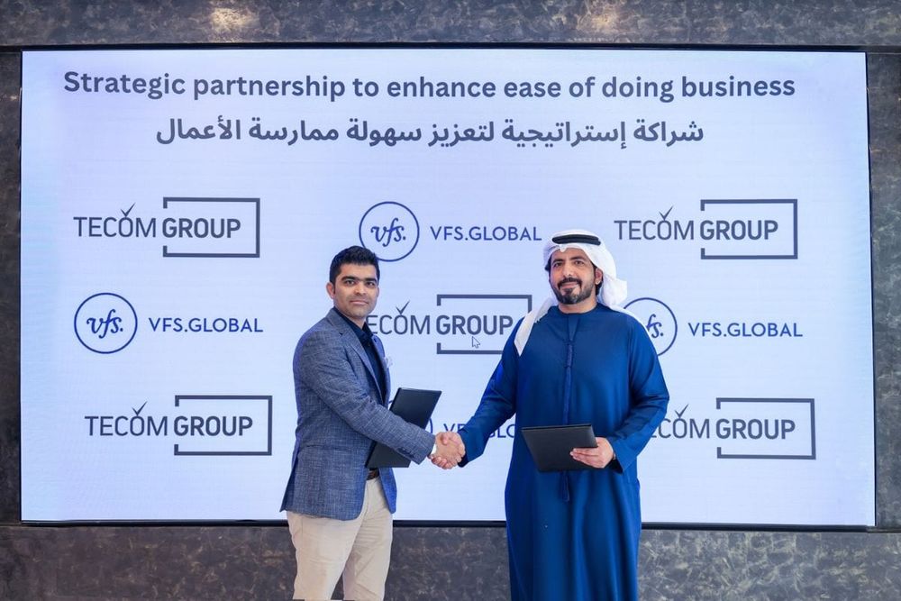 TECOM Group partners with VFS Global to enhance ease of doing business across its sector-focused districts in Dubai