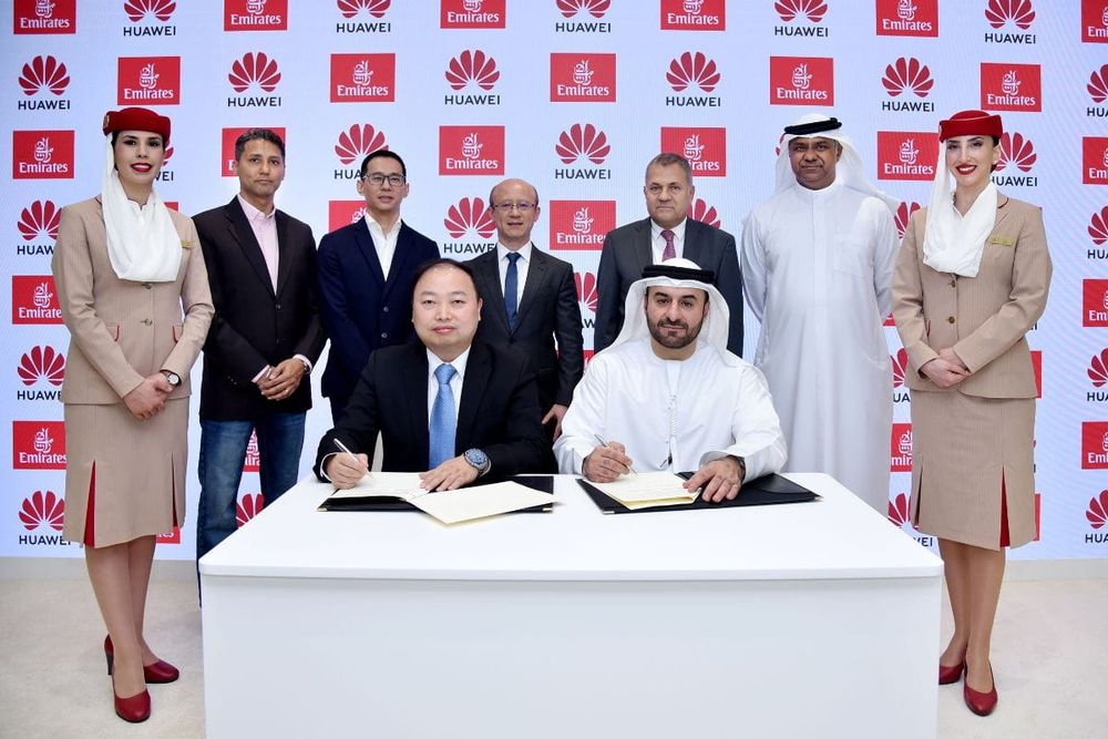 Huawei and Emirates Soar to New Heights with Groundbreaking Cooperation Agreement