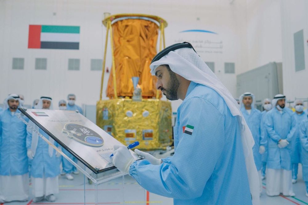 Hamdan bin Mohammed Approves Launch of MBZ-SAT