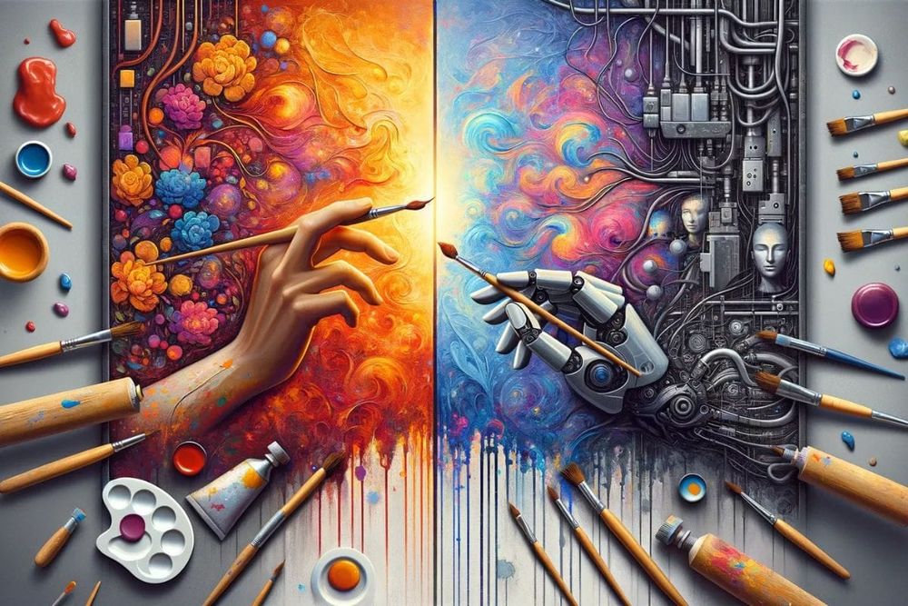 The Future of Traditional Art in the Age of Digital and AI Creations