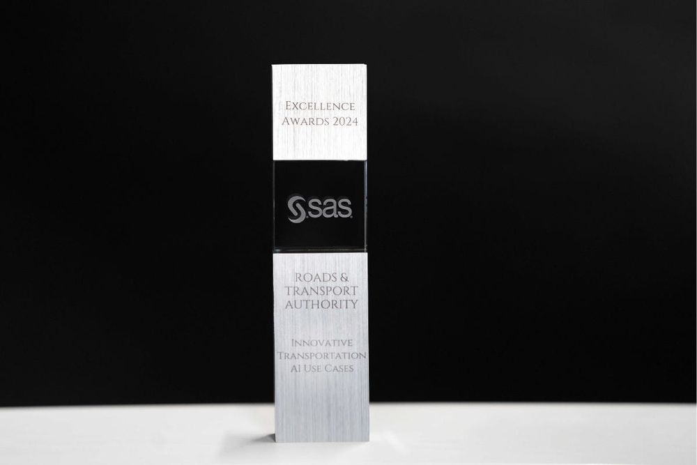 RTA Wins SAS UAE Award for Innovative AI Use in Transportation