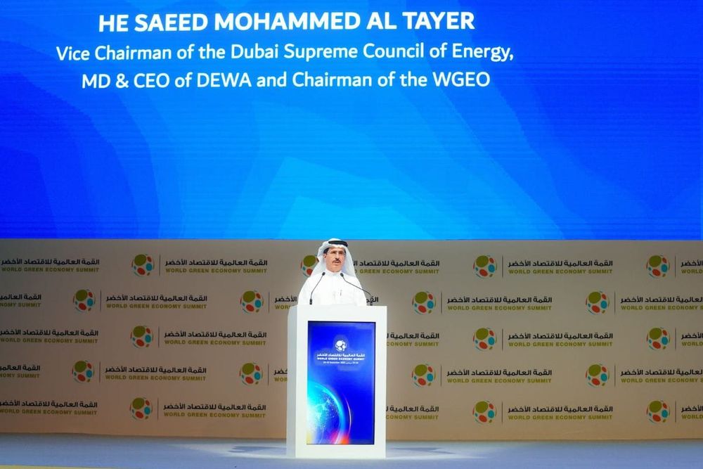 UAE Continues Leading Role in Global Climate Action at World Green Economy Summit 2024