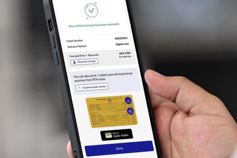 RTA Opens Portal for Motorists to Renew Licence, Register Vehicle via Smartphone