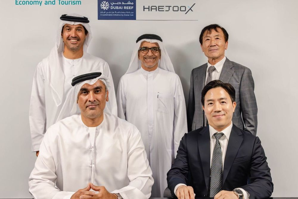Dubai Department of Economy and Tourism Partners with HaejooX for Dubai Reef Sustainability Project
