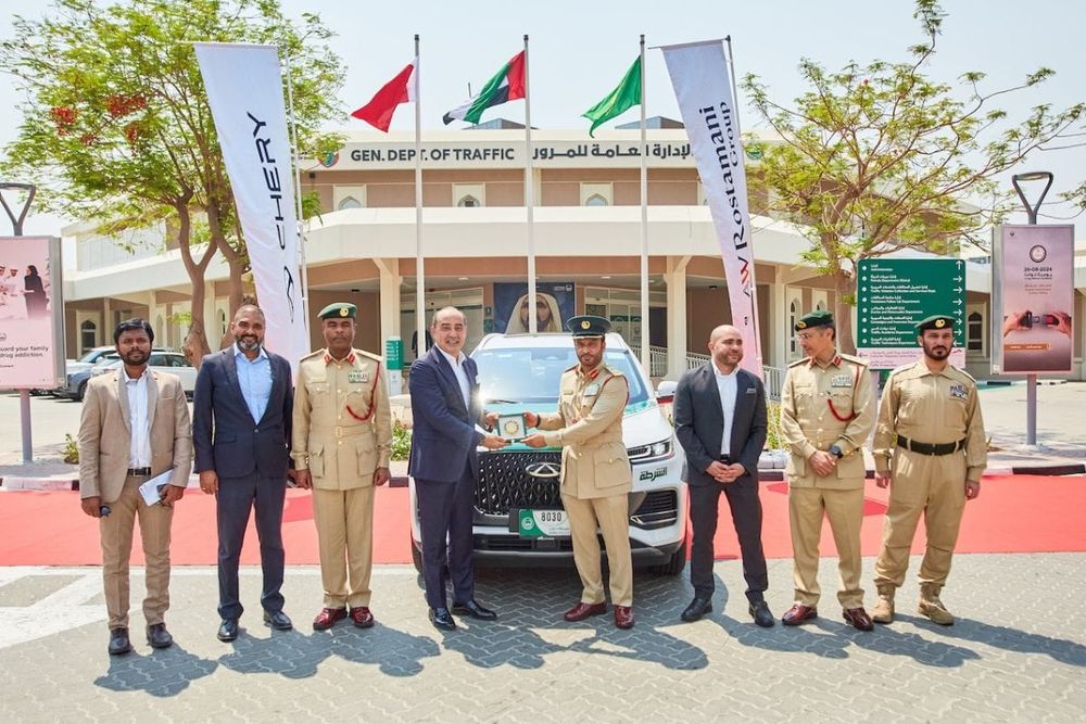Dubai Police Expands Traffic Patrol Fleet with New Chery TIGGO 8 PHEV