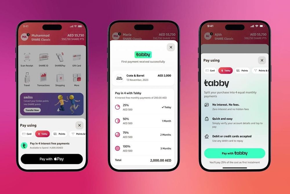 Majid Al Futtaim and Tabby Launch SHAREPay Integration for Better Shopping