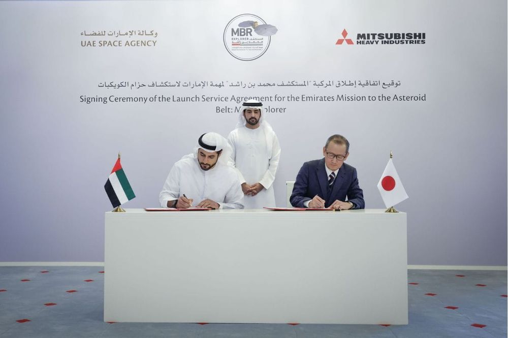 UAE Space Agency Signs Landmark Agreement with Mitsubishi for 2028 Asteroid Belt Mission