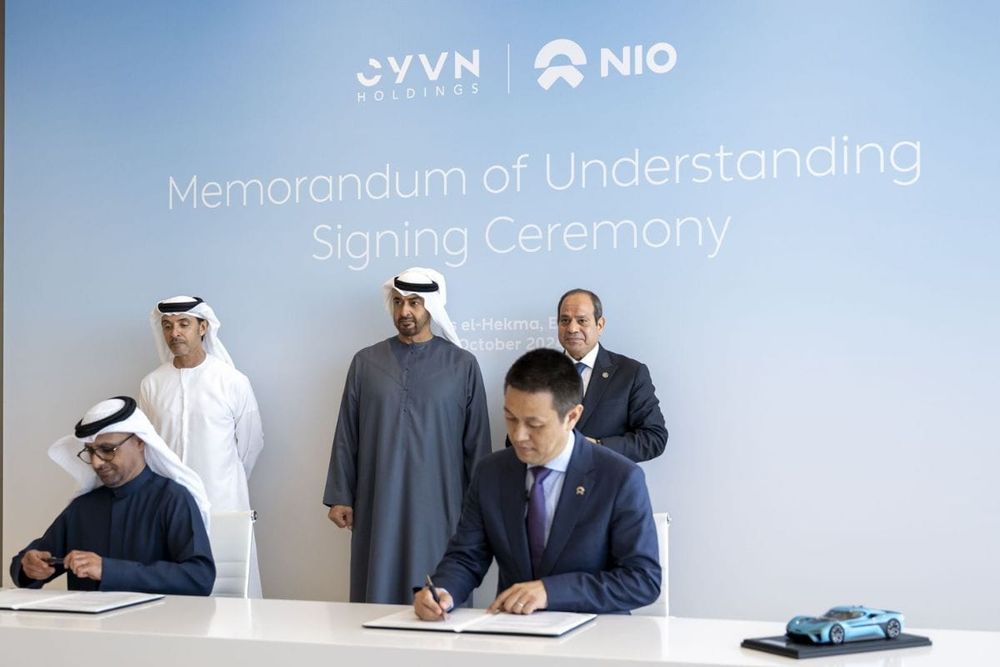 NIO Enters MENA Market with Strategic Partnership