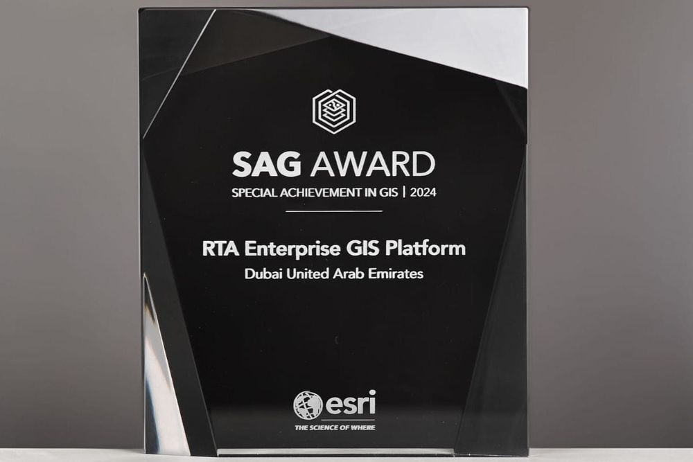RTA Wins SAG Award for Special Achievement in GIS