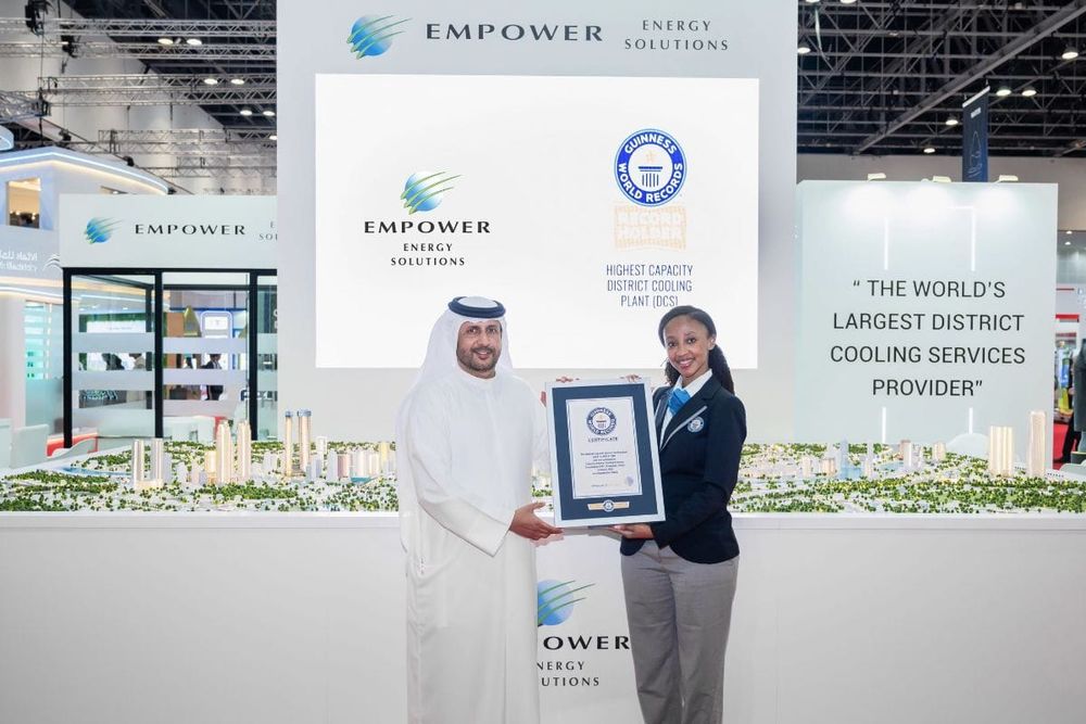 Empower Sets Guinness World Record for Largest District Cooling Plant in Dubai