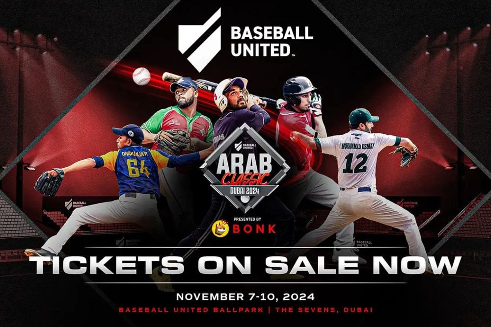 Dubai to Host Historic Baseball United Arab Classic from November 7-10