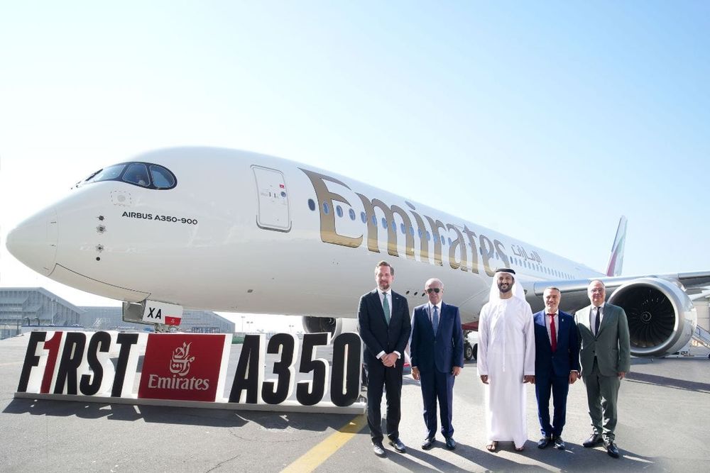 Emirates Receives Its First A350-900 Aircraft, Signaling Fleet Expansion