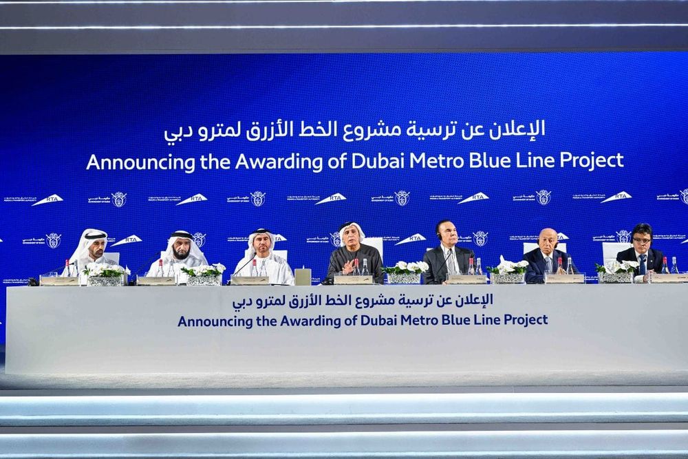 RTA Awards Dubai Metro Blue Line Project to Turkish-Chinese Consortium