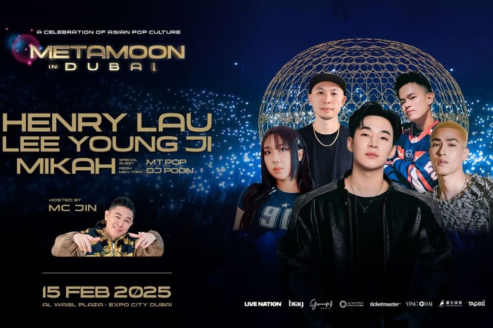 MetaMoon Debuts in Dubai with Henry Lau and Lee Young JI in a Lineup Celebrating Asian Pop Culture