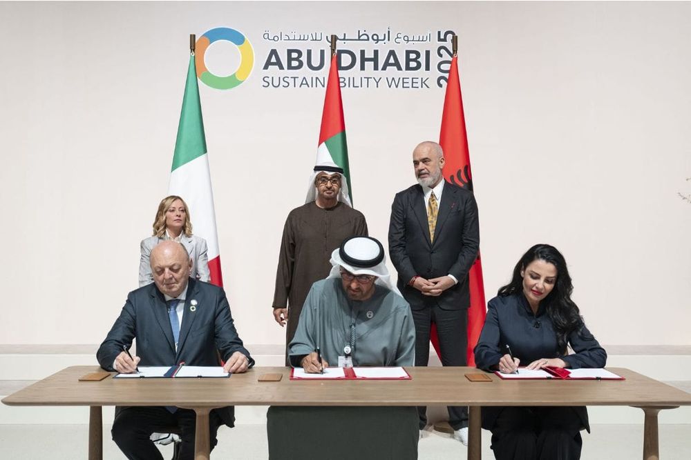 UAE, Italy, and Albania Sign Landmark Partnership on Renewable Energy