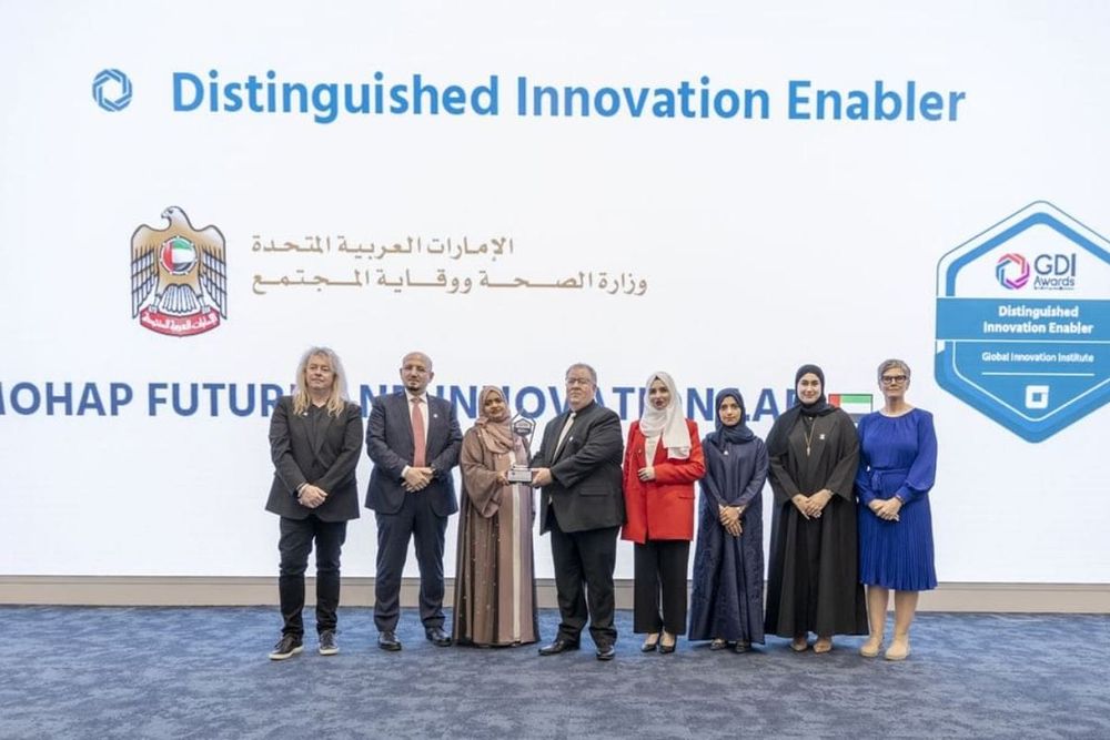 MoHAP Honoured for Driving Healthcare Innovation at 2025 GDI Awards