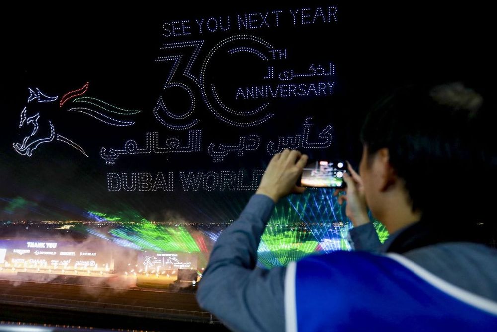 Dubai World Cup Finale Sets New Guinness Record with Dazzling Drone Show